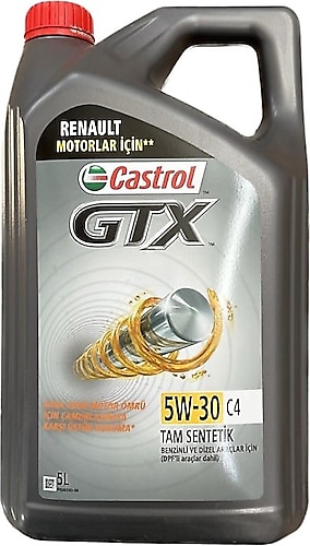 Castrol GTX 5W-30 C4 5 lt Motor Yağı - 2023