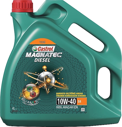 Castrol Magnatec Diesel 10W-40 B4 4 lt Motor Yağı