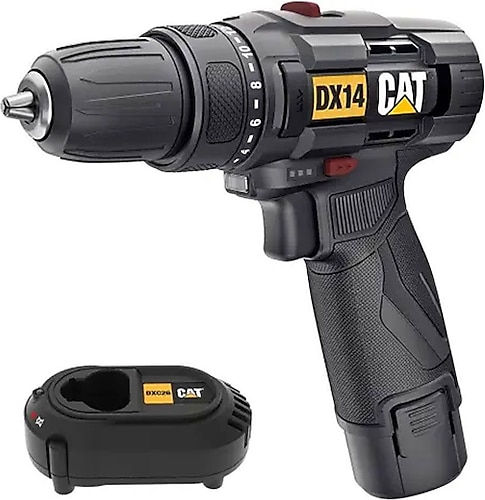 Cat DX14.2 12 V Çift Akülü 2 Ah Li-Ion Profesyonel Vidalama Makinesi