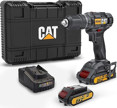 Cat DX145.1 18 V Çift Akülü 2 Ah Matkap