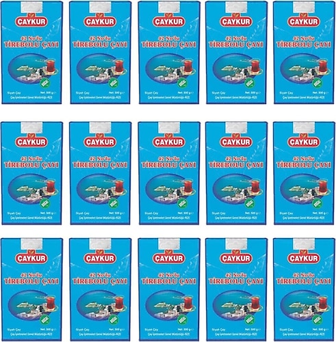 Çaykur 42 No'lu Tirebolu 500 gr 15'li Çay