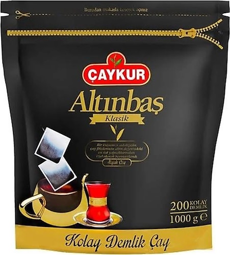 Çaykur Altınbaş Klasik 5 gr 200'lü 3 Adet Demlik Poşet Çay