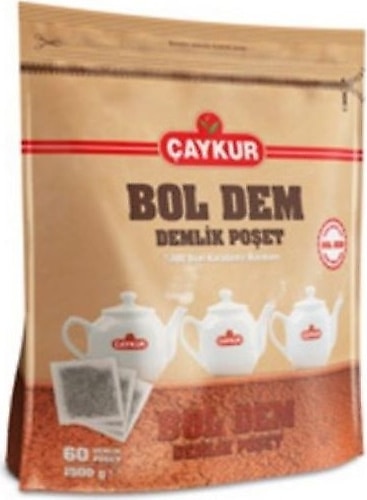 Çaykur Bol Dem Demlik Poşet Çay 25 gr 60'lı