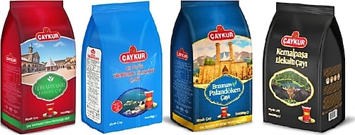 Çaykur Hediyelik 42 Nolu Tirebolu, Diyarbakır Ekstra,erzurum Palandöken,ayasofya 4 Adet 80gr