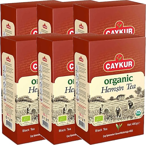 Çaykur Organik Hemşin Çayı 400 gr 6'lı Karton Kutu