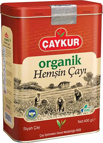 Çaykur Organik Hemşin Çayı Teneke Kutu 400 gr