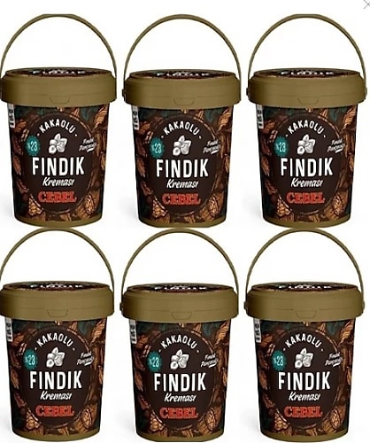 Cebel Kakaolu Fındık Kreması 900 gr 6'lı
