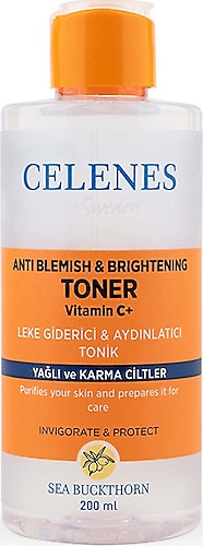 Celenes Sea Buckthorn Leke Giderici ve Aydınlatıcı Tonik 200 ml