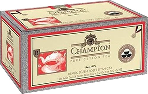 Champion Pure Ceylon Tea 3.2 gr 100'lü Demlik Poşet Çay