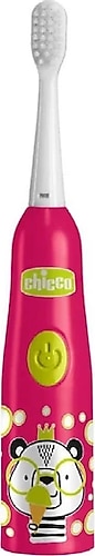 Chicco Çocuklar İçin Pilli Diş Fırçası Panda (Kırmızı)