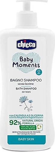 Chicco Moments Bebek Saç ve Vücut Şampuanı 500 ml