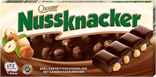 Choceur Nussknacker Bitter Fındıklı Çikolata 100 gr