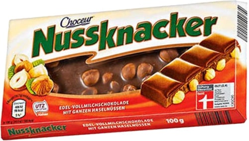 Choceur Nussknacker Bütün Fındıklı Çikolata 100 gr