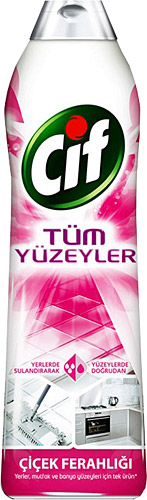 Cif Cleanboost Yüzeyler Jel Çiçek Ferahlığı Yüzey Temizleyici 750 ml