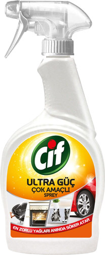 Cif Ultra Güç 1000 ml Çok Amaçlı Yüzey Temizleyici Sprey