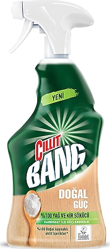 Cillit Bang %100 Doğal Güç 750 ml Yağ Ve Kir Sökücü Karbonatlı Mutfak Temizleyici Sprey