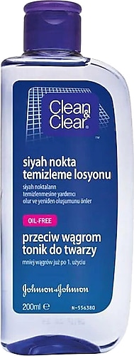 Clean&Clear Siyah Nokta Temizleme Losyonu 200 ml