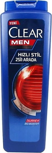 Clear Men Hızlı Stil 2'si 1 Arada Kepeğe Karşı Şampuan 350 ml