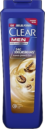 Clear Men Saç Dökülmesine Karşı 485 ml Şampuan