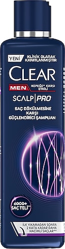 Clear Men Scalp Pro Güçlendirici Saç Dökülmesine Karşı Şampuan 300 ml