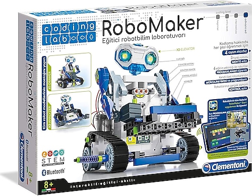 Clementoni 64442 Robomaker Start Eğitici Robotbilim Laboratuvarı