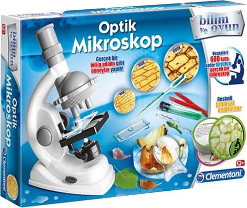 Clementoni Bilim ve Oyun Deney Seti Optik Mikroskop 64551