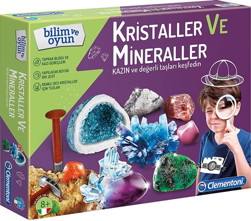 Clementoni Bilim ve Oyun Mineraller ve Kristaller 64964