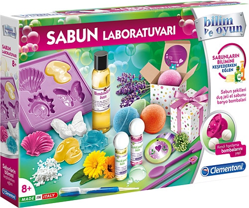 Clementoni Bilim ve Oyun Sabun Laboratuvarı 64433