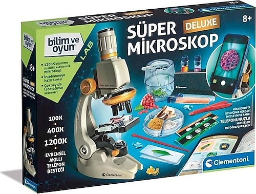Clementoni Bilim ve Oyun Süper Mikroskop 64473