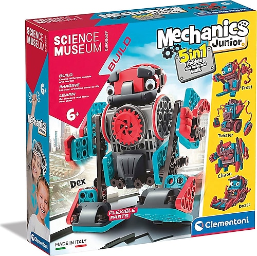 Clementoni Mechanics Junior 5 in 1 Hareketli Robot 61360