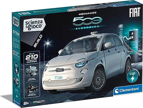 Clementoni Mekanik Laboratuvarı Fiat 500 Elektrikli Araba 75085TR