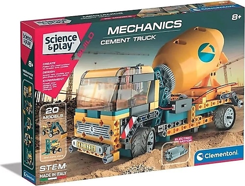 Clementoni Mekanik Laboratuvarı İnşaat Kamyonu 75083