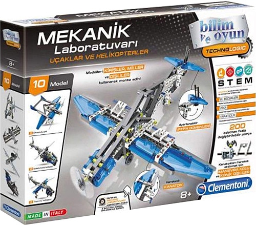 Clementoni Mekanik Laboratuvarı Uçaklar ve Helikopterler