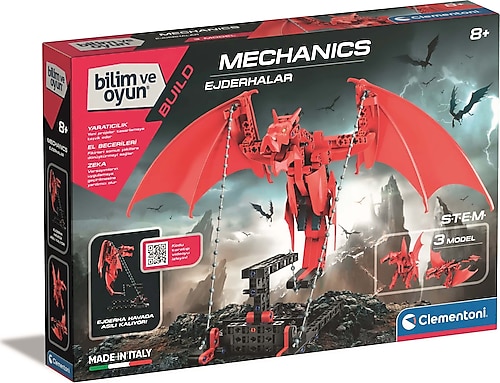 Clementoni Mekanik Laboratuvarı Uçan Ejderha 75065