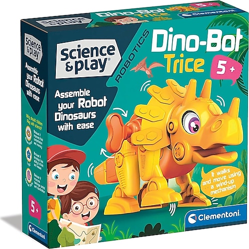 Clementoni Robotik Laboratuvarı Dinobot Triceratops 75074
