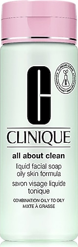 Clinique All About Clean Liquid Facial Soap Oily Yağlı Ciltler Yüz Temizleme Jeli 200 ml