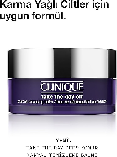 Clinique Take The Day Off Kömür Makyaj Temizleme Balmı 125 ml