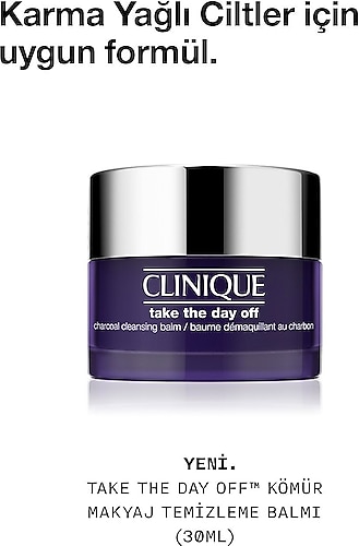 Clinique Take The Day Off Kömür Makyaj Temizleme Balmı 30 ml
