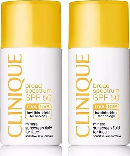 Clinique Yağ Içermeyen Yüz Güneş Koruma Kremi Spf 50 Ikili Set