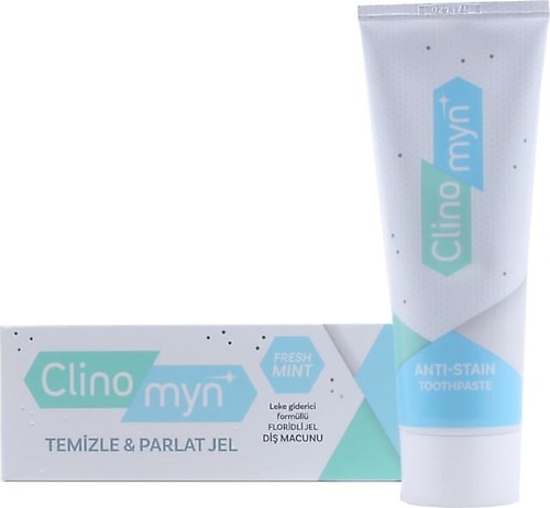 Clinomyn Temizle Parlat Jel Florürlü Diş Macunu 75 ml