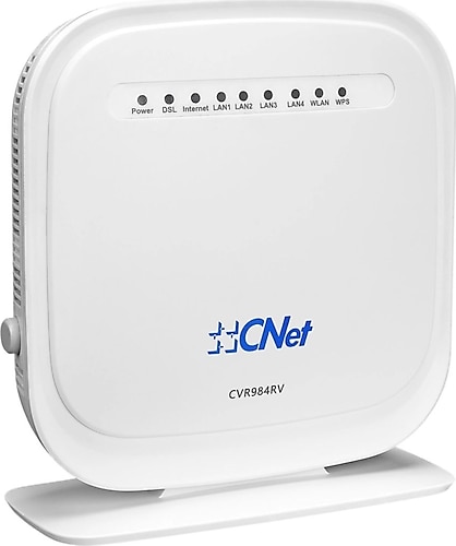 CNet Cvr984rv, 4 Port, 2.4ghz Wifi, 300mbps, 2x3dbi Dahili Anten, Vdsl2, Adsl2 Modem