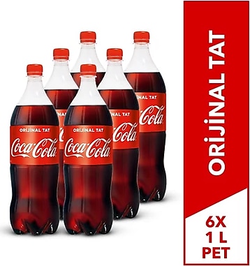 Coca-Cola 1 lt 6 lı