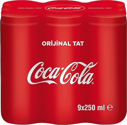 Coca Cola 250 ml 9 Adet