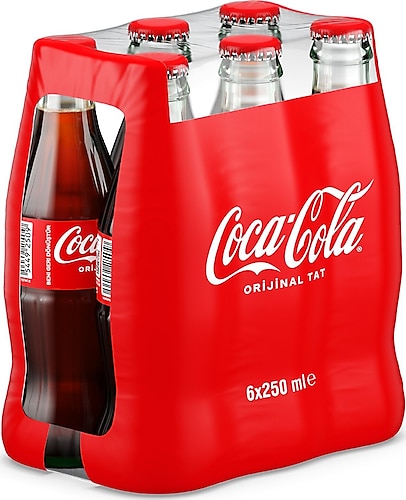 Coca Cola 6x250 ml Cam Şişe