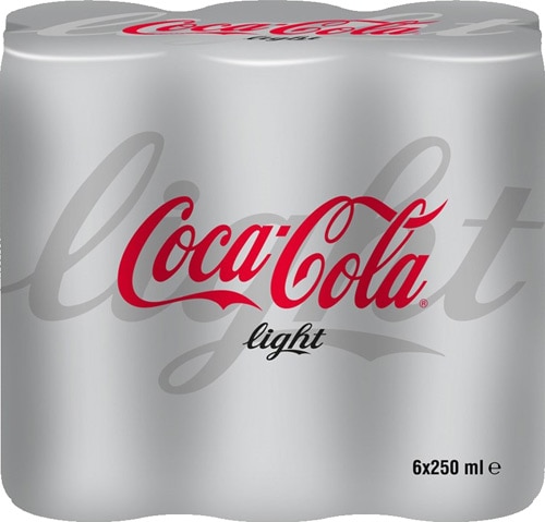 Coca Cola Light 250 ml 6'lı