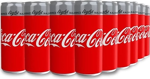Coca Cola Light 330 ml 24'lü