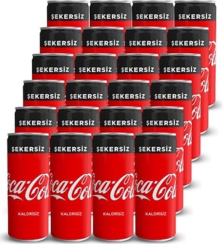 Coca Cola Zero 200 ml 24' lü Kutu