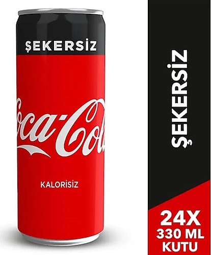 Coca Cola Zero Sugar 330 ml 24'lü