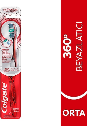 Colgate 360 Advanced Optic White Yumuşak Diş Fırçası