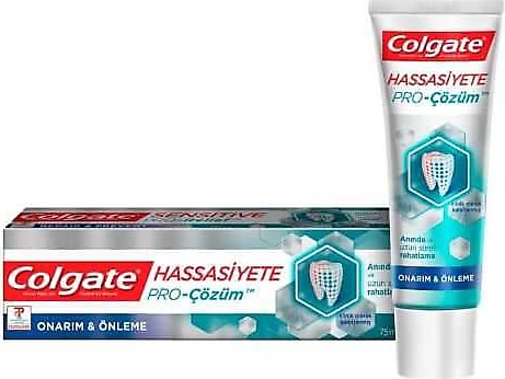 Colgate Hassasiyete Pro-Çözüm Onarım ve Önleme Florürlü Diş Macunu 75 ml